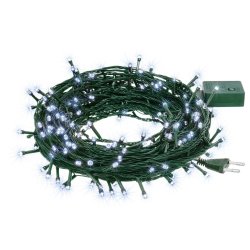 5м. Электрогирлянда ''Нить'' с контроллером (холодный) 50LED IP20 Vegas 55060