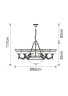Подвесная люстра Arte Lamp WINDSOR A3777LM-6-2AB