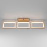 Потолочный светодиодный светильник Eurosvet Maya 90223/3 матовое золото (a050147)