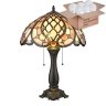 Настольная лампа с лампочками Velante 865-804-02+Lamps E27 P45