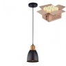 Светильник с ретро лампой Arte Lamp Eurica A4248SP-1BK+Retro Lamps