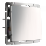 Выключатель одноклавишный (глянцевый никель) Werkel W1110002