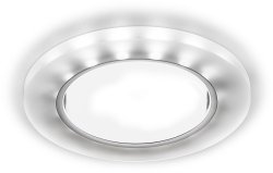 Встраиваемый светильник с LED подсветкой Ambrella light Compo G214 CH/WH