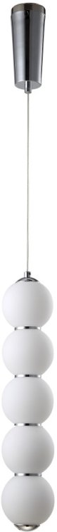 Подвесной светодиодный светильник Crystal Lux Desi SP5 Chrome/White