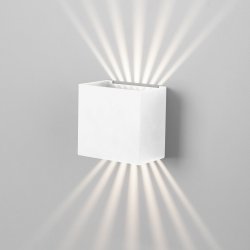 Уличный настенный светильник Elektrostandard Sole 35149/D белый (a058899)