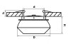 Встраиваемый светодиодный светильник Lightstar Orbe 051209