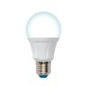 Диммируемая светодиодная лампа E27 10W 4000K (белый) Uniel LED-A60 10W-4000K-E27-FR-DIM PLP01WH (UL-00004286)