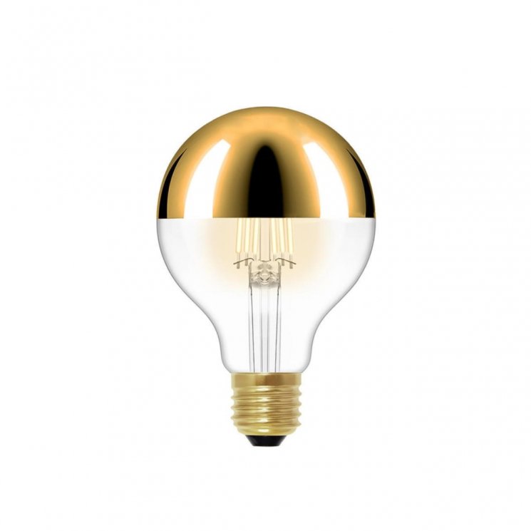 Ретро лампа E27 6W 2700К (теплый) Loft it Edison Bulb G80LED Gold