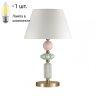 Настольная лампа с лампочкой Odeon Light Candy 4861/1TB+Lamps Е27 Свеча