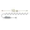 10м. Электрогирлянда ''Нить'' с контроллером (теплый) 100LED IP20 Vegas 55062