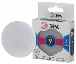 Светодиодная лампа GX53 9W 4000К (белый) Эра LED GX-9W-840-GX53 (Б0020595)