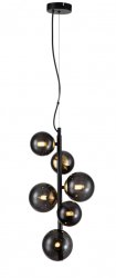 Подвесной светильник Indigo Molecola 11018/6P Black