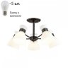 Люстра потолочная Lumion Wilma с лампочками 4534/5C+Lamps E27 P45