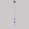 Подвесной светильник Crystal Lux с лампочкой Iris SP1 B Transparent+Lamps E14 Свеча