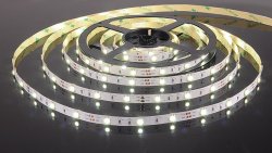 5м. Светодиодная лента дневного цвета 5050, 6500К, 7,2W, 12V, 30LED/m, IP20 Elektrostandard (a027835)