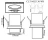 Спот Crystal Lux CLT 042C130 WH