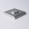 Рамка на 1 пост (серебряный) Werkel W0011806
