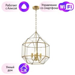 Подвесная люстра Favourite Quadratum с поддержкой Алиса 1948-4P-A