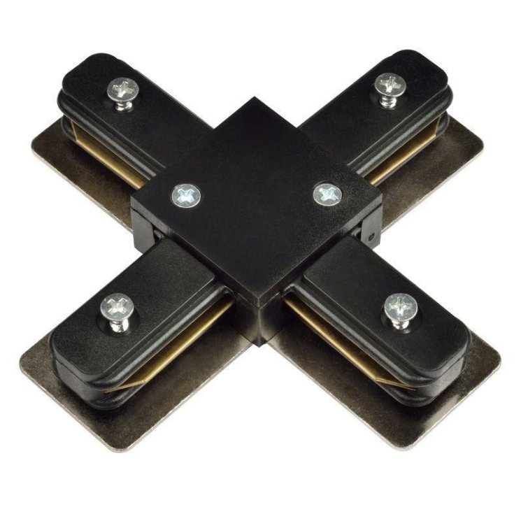 Коннектор X-образный (UL-00001282) Volpe UBX-Q121 K41 Black 1 Polybag
