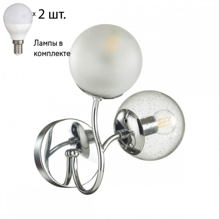 Бра Lumion Candice с лампочками 4554/2W+Lamps E14 P45