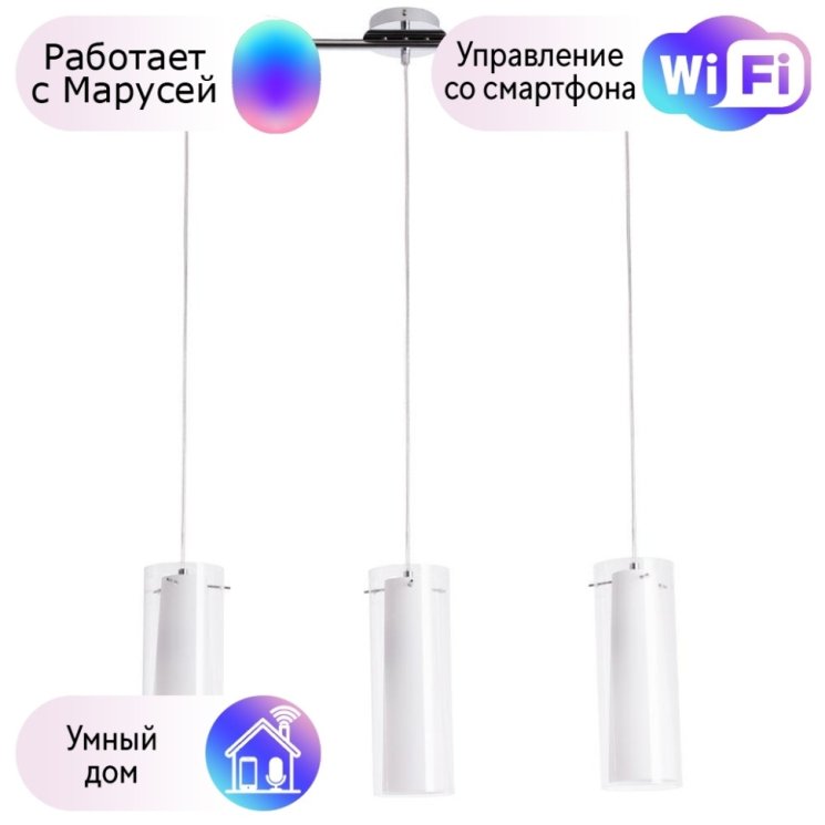 Подвесной светильник Arte Lamp Aries с поддержкой Маруся A8983SP-3CC-М