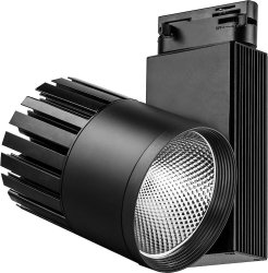 Светодиодный светильник Feron AL105 трековый однофазный на шинопровод 40W 4000K, 35 градусов, черный 29696