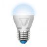 Светодиодная лампа E27 7W 4000K (белый) Uniel ED-G45 7W-NW-E27-FR PLP01WH (UL-00002418)