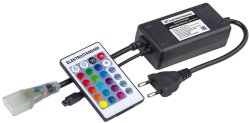 Контроллер для неоновой ленты RGB 5050, 720W, 220V, IP20 с ПДУ (ИК) Elektrostandard Контроллер для неона LS001 220V 5050 RGB (LSC 011) a043627