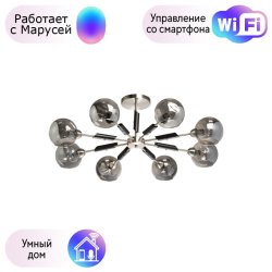 Потолочная люстра DeMarkt Гамбург  с поддержкой Маруся 605016708-М