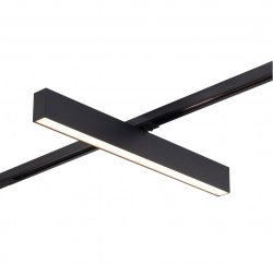 Однофазный LED светильник 20W 3000К для трека Denkirs DK6630-BK