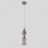 Подвесной светильник Crystal Lux с лампочкой Iris SP1 B Smoke+Lamps E14 Свеча
