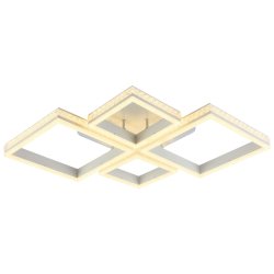 Светодиодная диммируемая люстра с ПДУ Profit Light 6000/2+2 WHT 284W+10W RGB