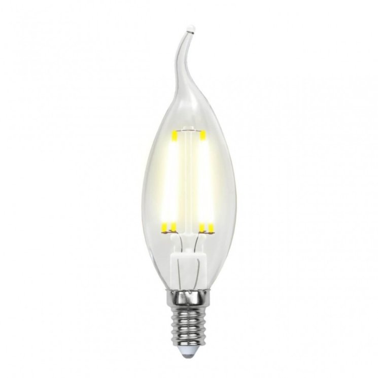 Филаментная светодиодная лампа E14 6W 3000K (теплый) Air Uniel LED-CW35-6W-WW-E14-CL GLA01TR (UL-00002199)