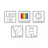 Настольная сенсорная лампа RGB, USB Arte lamp Tilly A7372LT-1WH
