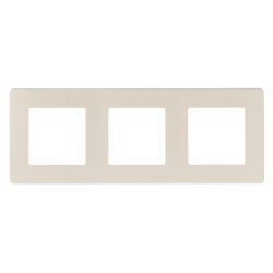 Рамка 3-постовая ЭРА 12 сатин слоновая кость 12-5103-02 Б0052520