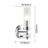 Бра с лампочкой Favourite Aesthetic 2672-1W+Lamps E14 Свеча