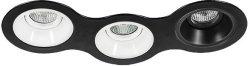 D697060607 Встраиваемый точечный светильник Domino Round Lightstar (комплект из 214697+214606+214606+214607)