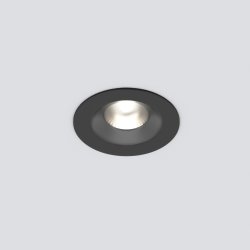 Встраиваемый влагозащищенный светильник Elektrostandard 35126/U черный (a058920)