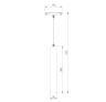 Трековый светильник на подвесе 6W 4200К для магнитного шинопровода Slim Magnetic P01 Elektrostandard 85014/01 (a057202)