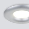 Встраиваемый светильник Elektrostandard 123 MR16 серебро (a053356)
