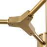 Люстра на штанге Arte Lamp Yuka Smoky с поддержкой Алиса A7759PL-6PB-A