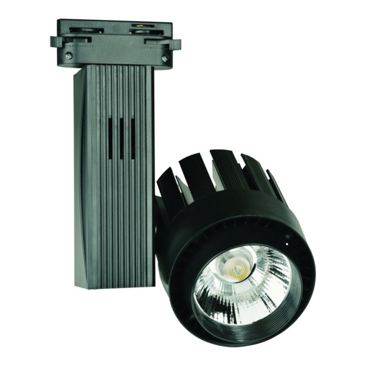 Трековый светодиодный светильник (10962) Volpe 4500K ULB-Q250 20W/NW/A Black