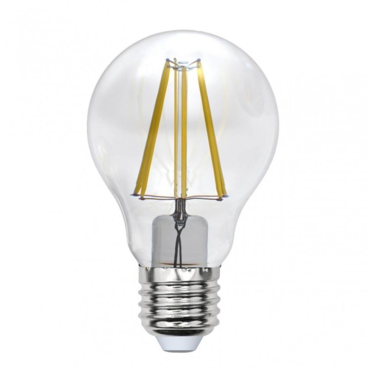 Филаментная светодиодная лампа E27 7W 3000К (теплый) Air Uniel LED-A60-7W-WW-E27-CL-MB GLM10TR (UL-00002366)