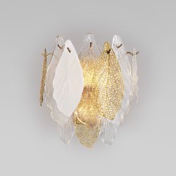 Настенный светильник с фактурным стеклом Bogate's Leaf 369/3 (a065317)