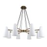 Подвесная люстра с лампочками Favourite Vision 2763-8P+Lamps E14 Свеча