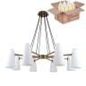 Подвесная люстра с лампочками Favourite Vision 2763-8P+Lamps E14 Свеча