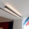 Линейный накладной светильник Elektrostandard 128см 50W 3000K 101-100-40-128 черная шагрень (a042920)