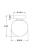 Настенный светильник Maytoni Basic form MOD321WL-01B1