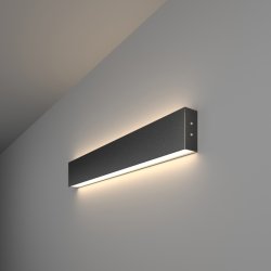 Линейный накладной светильник Elektrostandard 53см 20W 4200K черная шагрень 101-100-40-53 Grand (a042924)