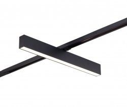 Однофазный LED светильник 20W 4000К для трека Denkirs DK6640-BK